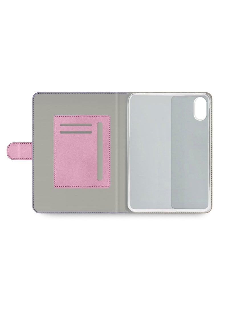 OMAKER Xiaomi Redmi Pad 2 4G 2025 (11.0 inches) OMAKER PU Leather Magnetic Closure Flip Case Cover (TCFPSR) - Light Pink - Image 3